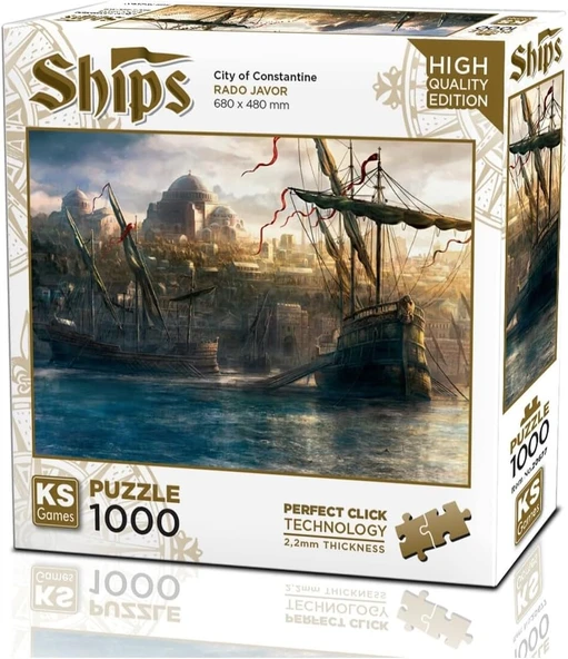 Ks Games 20677 Bir Zamanlar Istanbul'Da 1000 Parça Puzzle -Ks Puzzle ürün görseli 1