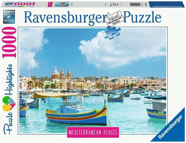 Ravensburger Puzzle, Malta, 1000 Parça ürün görseli 1