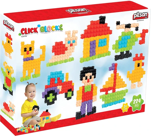 Çıt Çıt Bloklar (224 Parça) ürün görseli 1