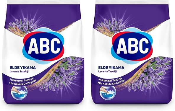 Abc Toz Deterjan 600 Gr Lavanta 2Li Paket ürün görseli 1
