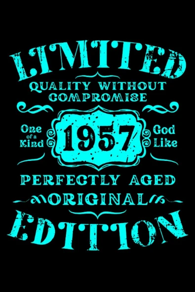 Independently Published Limited Birthday Edition 1957 Born Year Grunge Line Art: Puzzle Book - 100X Sudoku Easy - Limited Edition Used Birthday Gift, ... Mystery, Note, Book, Br ürün görseli 1