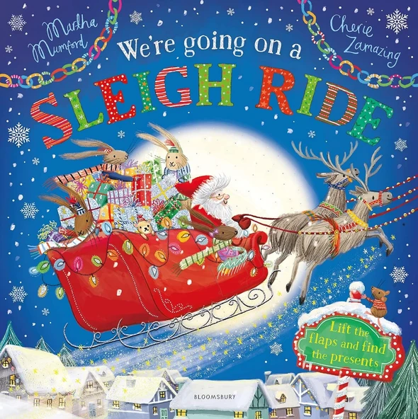 We'Re Going On A Sleigh Ride: A Lift-The-Flap (The Bunnies Of Hoppity Hill) ürün görseli 1