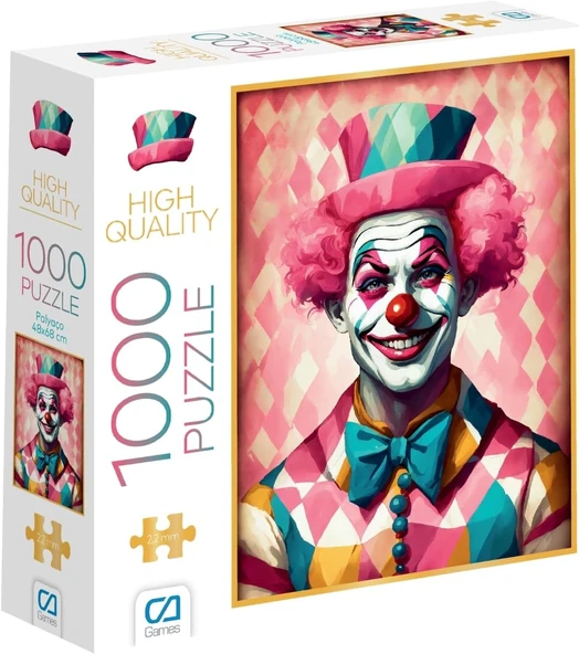 Ca Games Palyaço 1000 Parça 2,2Mm Kalınlık 48X68Cm Profesyonel Hobi Puzzle Yapboz Serisi ürün görseli 1