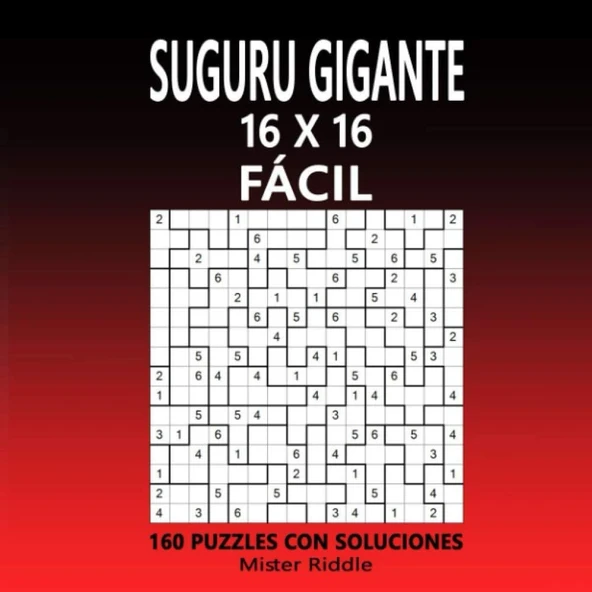 Suguru Gigante 16 X 16 - Fácil - 160 Puzzles Con Soluciones ürün görseli 1