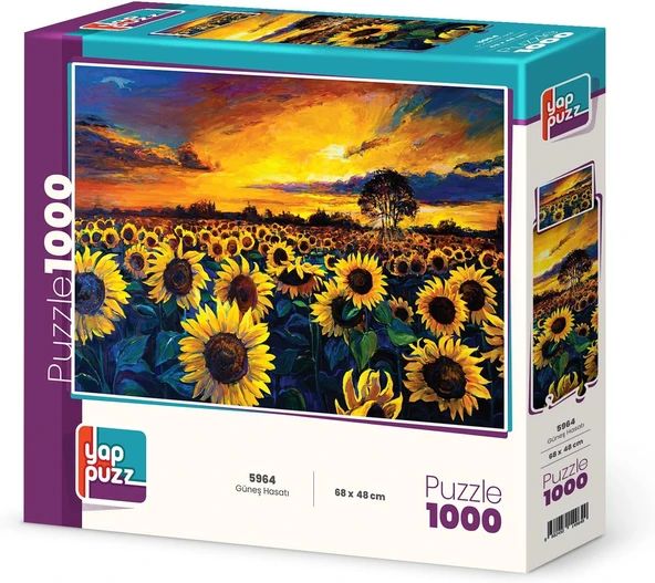 Güneş Hasatı 1000 Parça Puzzle ürün görseli 1