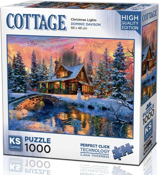 20720 Christmas Lights 1000 Parça Puzzle -Ks Puzzle ürün görseli 1