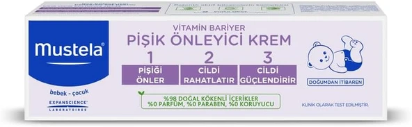 Pişik Kremi: Bariyer 1.2.3. Pişik Önleyici 50 Ml ürün görseli 1