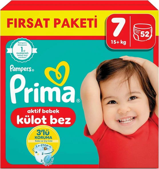 Külot Bebek Bezi 7 Beden 52 Adet Fırsat Paketi ürün görseli 1