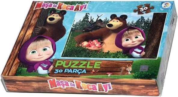 Maşa İle Koca Ayı 30 Parça Puzzle ürün görseli 1