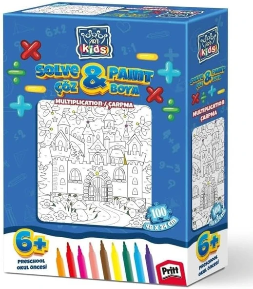 Puzzle Çöz Boya/ Çarpma 5848 ürün görseli 1