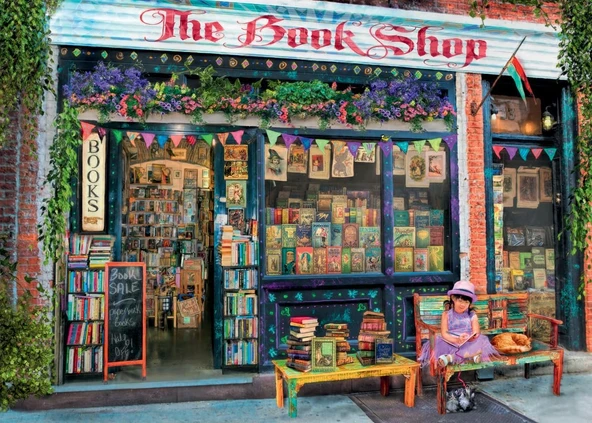 Ravensburger, 1000P Puzzle Kitapçı, Yetişkin Puzzle ürün görseli 1