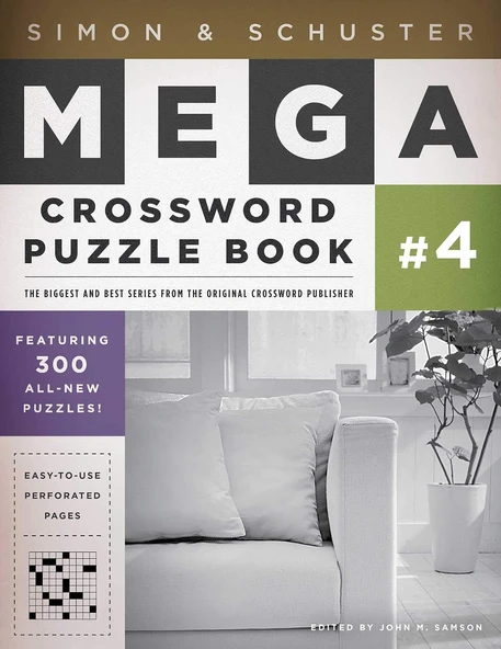 Simon & Schuster Mega Crossword Puzzle Book #4 ürün görseli 1