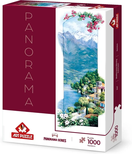 Puzzle Akdeniz Sabahı 1000 Parça Panorama Puzzle ürün görseli 1