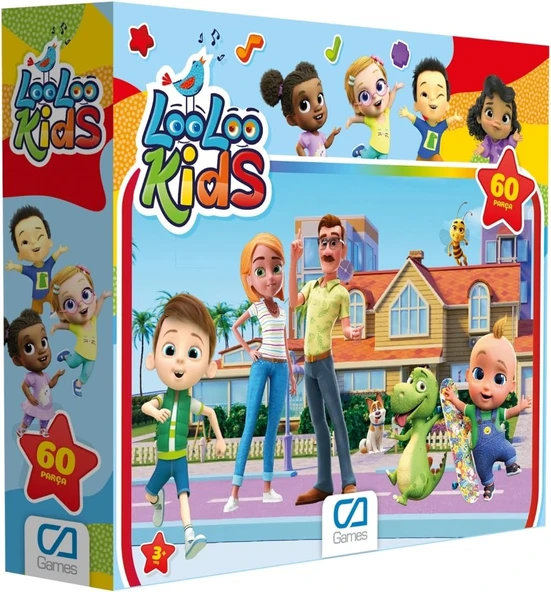 Ca Games Looloo Kids 60 Parça 34X24Cm Çocuk Puzzle Yapboz Serisi ürün görseli 1