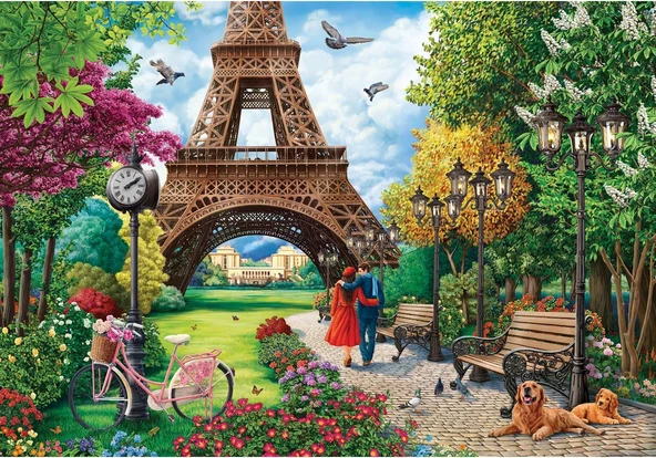 Anatolian Puzzle - Paris Baharı / 500 Parça Puzzle, 3627 ürün görseli 1