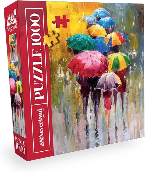 Neverland 1000 Parça Puzzle - Umbrellas (Şemsi̇yeler) ürün görseli 1
