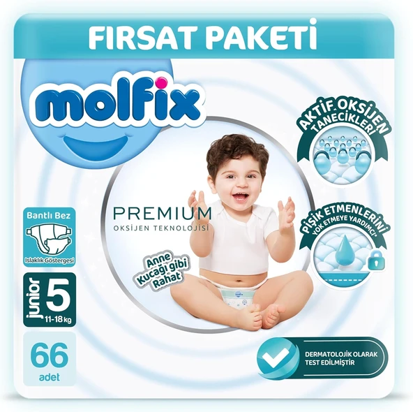 Molfix Oks Junior 66'Lı Bebek Bezi ürün görseli 1