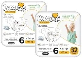 Paddlers Protection Bebek Bezi 6 Numara (64 Adet) Bakım Seti ürün görseli 1