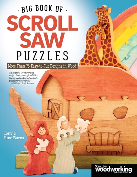Big Book Of Scroll Saw Puzzles: More Than 75 Easy-To-Cut Designs In Wood ürün görseli 1