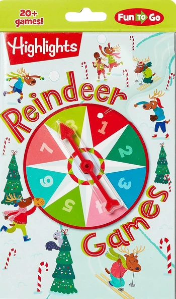 Reindeer Games: Christmas Activity Book For Kids With Over 20 Christmas Puzzles And Christmas Games For Hours Of Holiday Fun On The Go ürün görseli 1