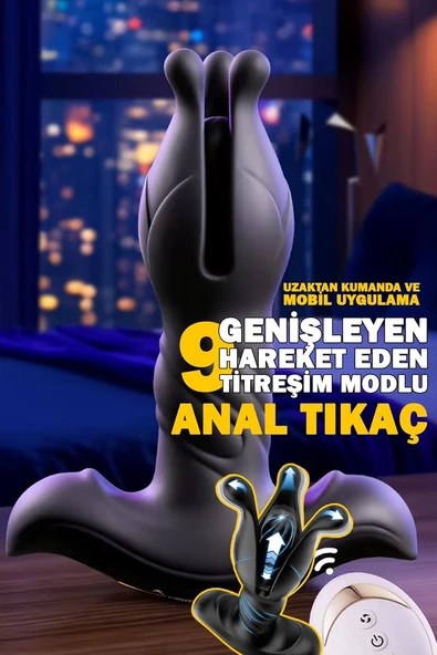 Do It Love - Genişleyen Hareketli, Titreşimli Tıkaç - 9 Hareket + 9 Titreşim + Eğitici - Uz. Kumanda + Uygulama ürün görseli 1