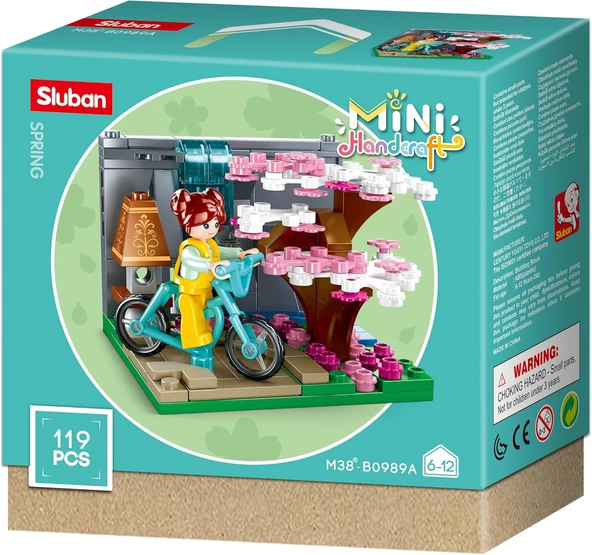 Sluban Mini Handcraft Macera Bisikleti Yapım Seti, 119 Parça ürün görseli 1