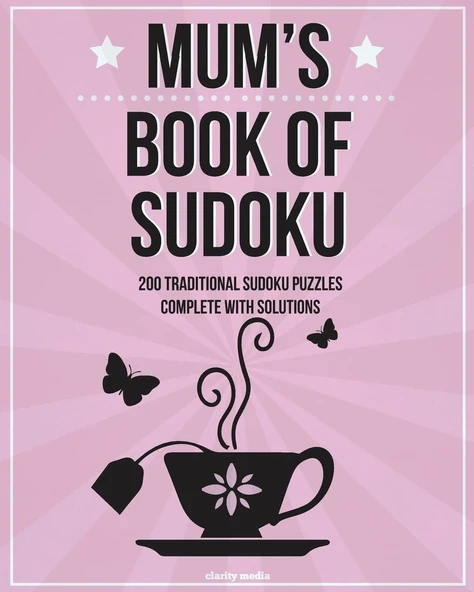 Mum'S Book Of Sudoku: 200 Traditional Sudoku Puzzles In Easy, Medium & Hard ürün görseli 1