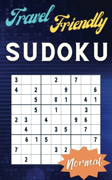 Independently Published Friendly Sudoku: Normal Difficulty, Compact Pocket Sudoku, 100 Sudoku Puzzles With Solutions, 5 X 8 Inches ürün görseli 1