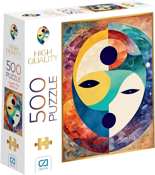 Ca Games Yüz 500 Parça 2,2Mm Kalınlık 33X48Cm Profesyonel Hobi Puzzle Yapboz Serisi ürün görseli 1