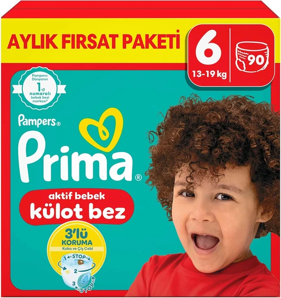 Külot Bebek Bezi 6 Beden 90 Adet ürün görseli 1