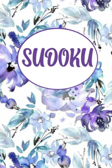 Independently Published Floral Pocket Sudoku Easy To Hard Sudoku Puzzles Small Size: Small Friendly Size Sudoku Puzzle Book | 4 X 6 Inches Small Size Sudoku Puzzle Book ürün görseli 1