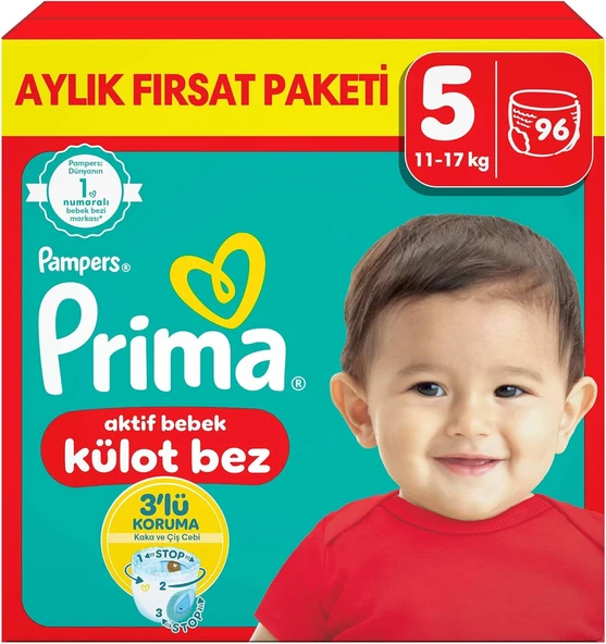 Külot Bebek Bezi 5 Beden 96 Adet ürün görseli 1
