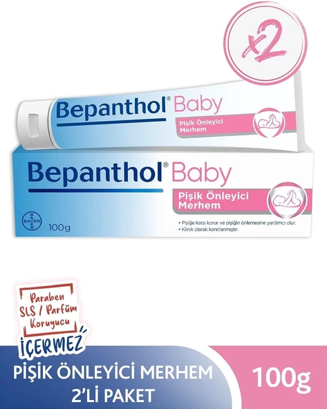 Baby Pişik Önleyici Merhem, 100 Gr, 2Li Paket ürün görseli 1