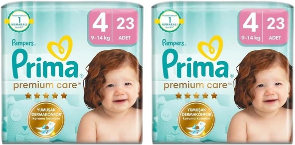 Bebek Bezi Care 4 Numara 23 Adet 2Li Paket ürün görseli 1