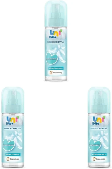 Uni Baby Bebek Kolonyası 150 Ml Bebeksi Kokular 3Lü Paket ürün görseli 1
