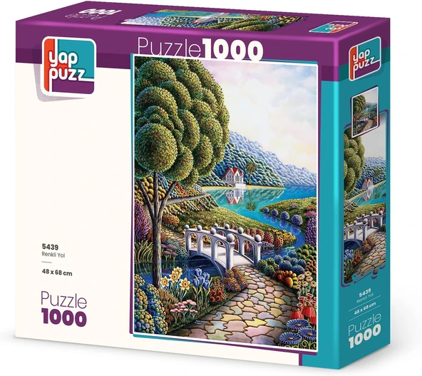 Renkli Yol 1000 Parça Puzzle ürün görseli 1