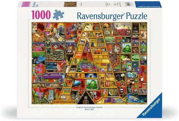 Ravensburger 1000P Puzzle C Thompson Alfabe A, Yapboz ürün görseli 1