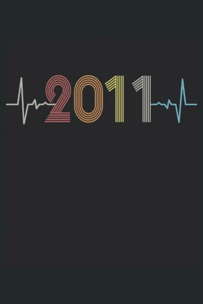 Independently Published Heartbeat Birthday Born 2011 Year Heart Beat Frequency Ecg: Puzzle Book - 100X Sudoku Hard - Funny Heart Line Birthday Gift, Retro, Note, Book, Brain Jogging, ürün görseli 1
