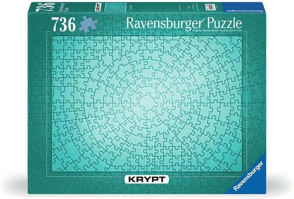 Ravensburger, 736P Puzzle Krypt Metalik Mint, Yetişkin Puzzle ürün görseli 1