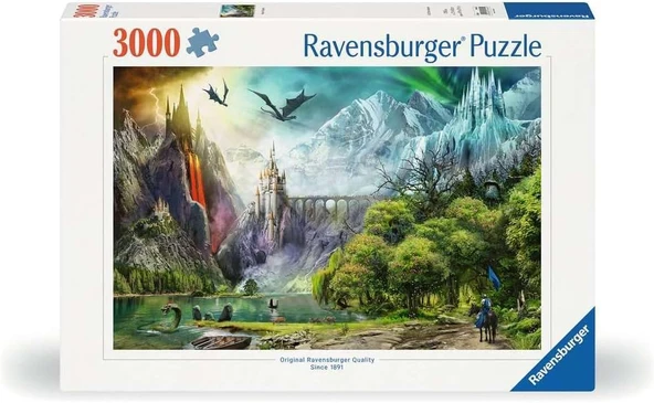Ravensburger Ejderhaların Hükümdarlığı 3000 Parça Puzzle ürün görseli 1
