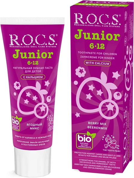R.O.C.S. Rocs Junior Çocuk Macunu Orman Meyveli 6-12 Yaş ürün görseli 1