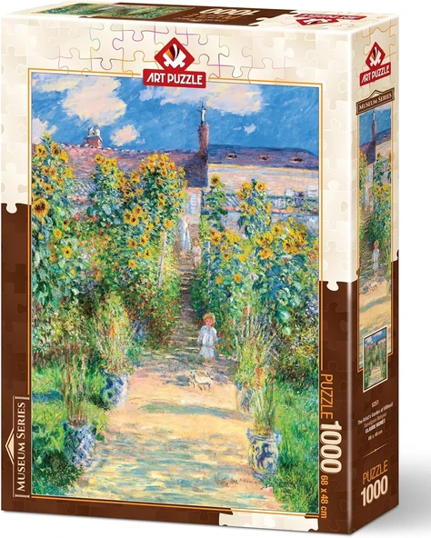 Puzzle Sanatçının Bahçesi, Claude Monet 1000 Parça Puzzle ürün görseli 1