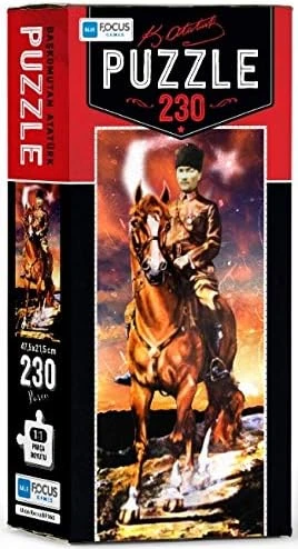 Focus 230 Parça Kutulu Puzzle - Başkomutan Atatürk ürün görseli 1