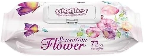 Giggles Islak Havlu 72'Li Sensation Flower 1 Paket ürün görseli 1