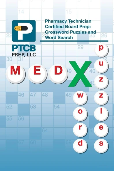 Pharmacy Technician Certified Board Prep: Crossword Puzzles And Word Search ürün görseli 1