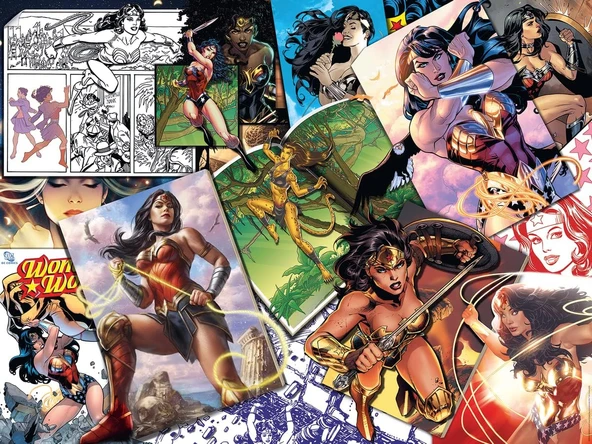 Ravensburger 1500 Parça Puzzle Dc Wonder Woman ürün görseli 1