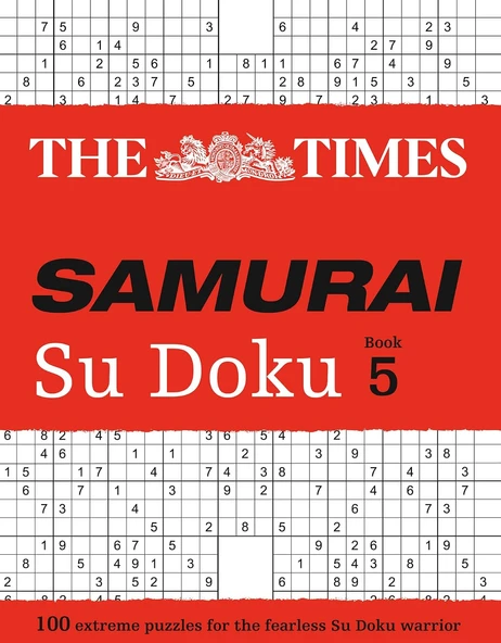 The Times Samurai Su Doku 5: 100 Challenging Puzzles From The Times ürün görseli 1