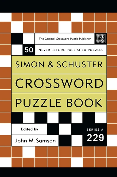 Simon And Schuster Crossword Puzzle Book #229: The Crossword Puzzle Publisher ürün görseli 1