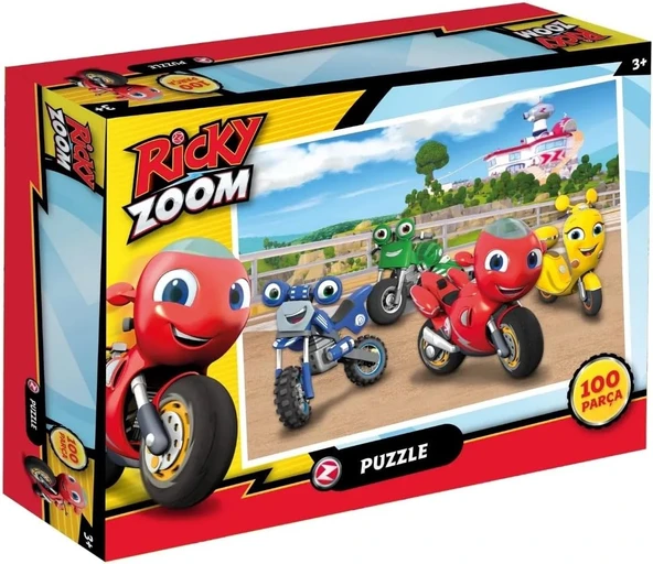Ca Games Ricky Zoom 100 Parça 34X24Cm Çocuk Puzzle Yapboz Serisi ürün görseli 1