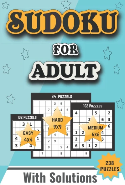 Independently Published Killer Sudoku Puzzles Pocket Book For Adult Easy To Hard For Killing Times With Full Solutions: Easy 4X4, Medium 6X6, Hard 9X9 (230+ Puzzles) For Relief And Relaxation ürün görseli 1